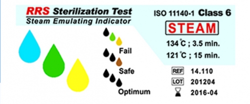 تست کلاس شش یکی از پرمصرف ترین تست های اعتبارسنجی فرایند استریل اتوکلاو بخار می باشد. در شرایط بهینه کارکرد دستگاه اتوکلاو تست کلاس شش تغییر رنگ داده و صحت و کیفیت استریل را تایید می کند.
